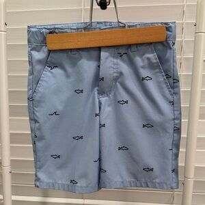 Cat & Jack Light Blue Shorts with Shark Pattern Kids 6